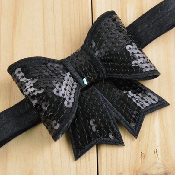 10 + 2FREE Sparkly Sequins Bow Headbands for Baby/Toddlers/Girls - Picture 8 of 16